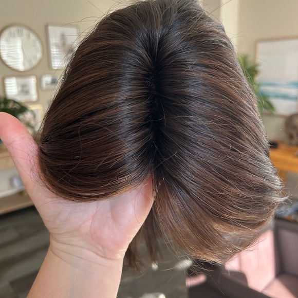 Pre-loved Custom Human Hair Topper - Picture 8 of 9